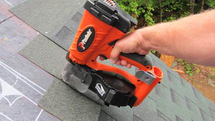 Paslode cordless roofing nailer