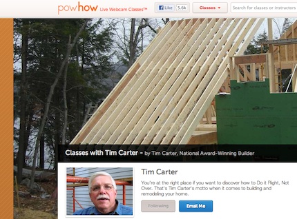 PowHow Live Video Class with Tim