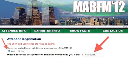 MABFM '12 Expo