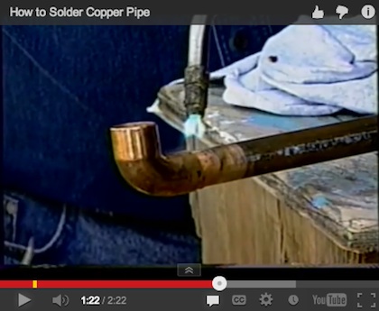 How to Solder Copper Pipe Video Thumbnail