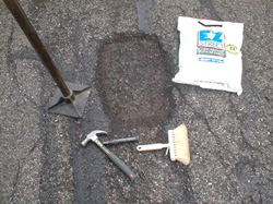 Concrete Driveway Repair Patch