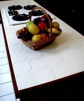 ceramic tile kitchen island