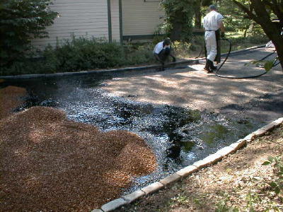 Tar and Chip Driveway