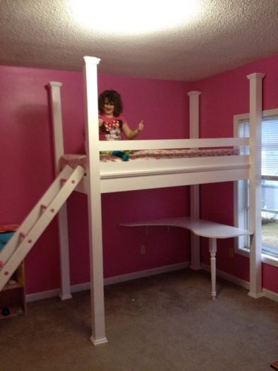 Loft Bed by Sarah F. Using AsktheBuilder Plans | Ask the Builder